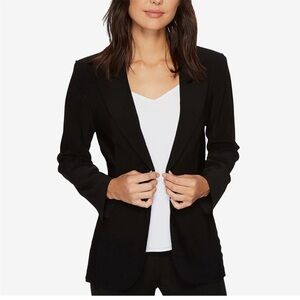 Norma Kamali single breasted blazer black size 4